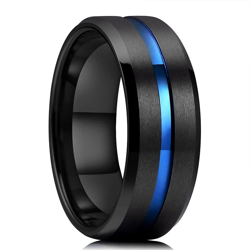 Colored Groove ring