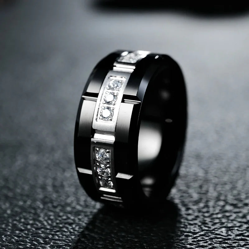 Black Crystal ring