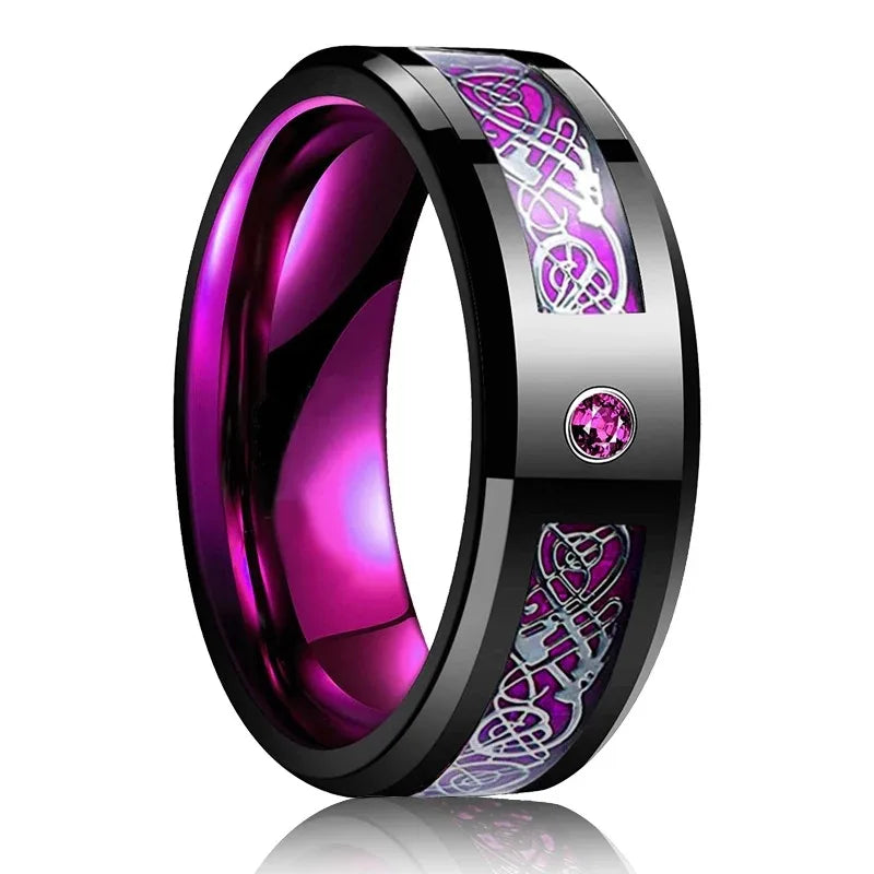 colored Band ring