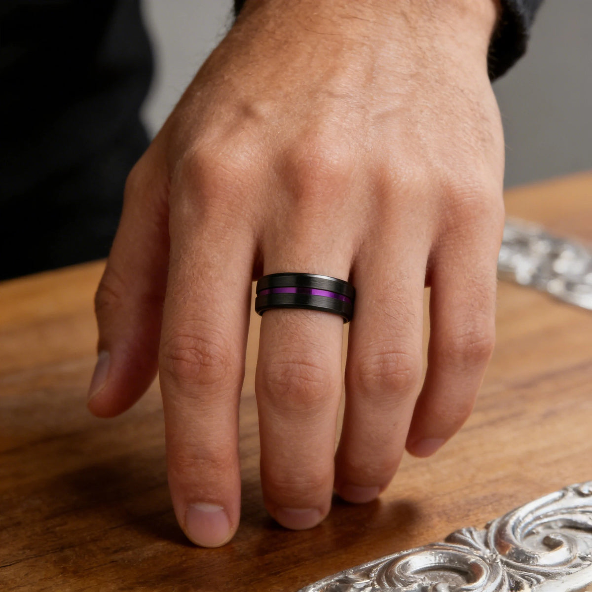 colored Band ring