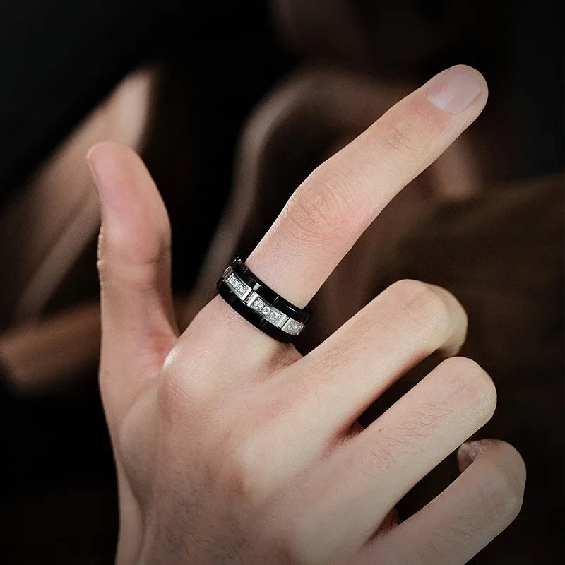 Black Crystal ring