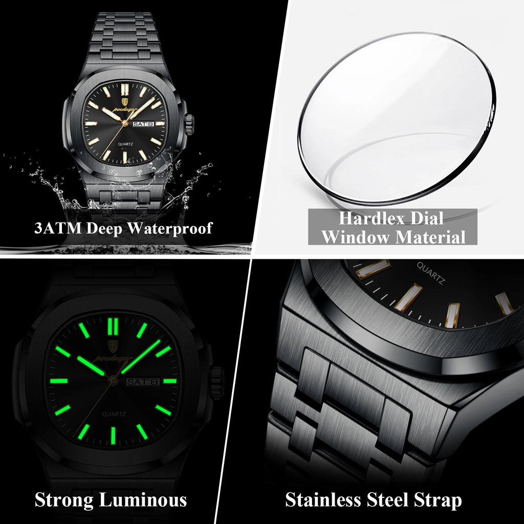 Executive Square Watch
