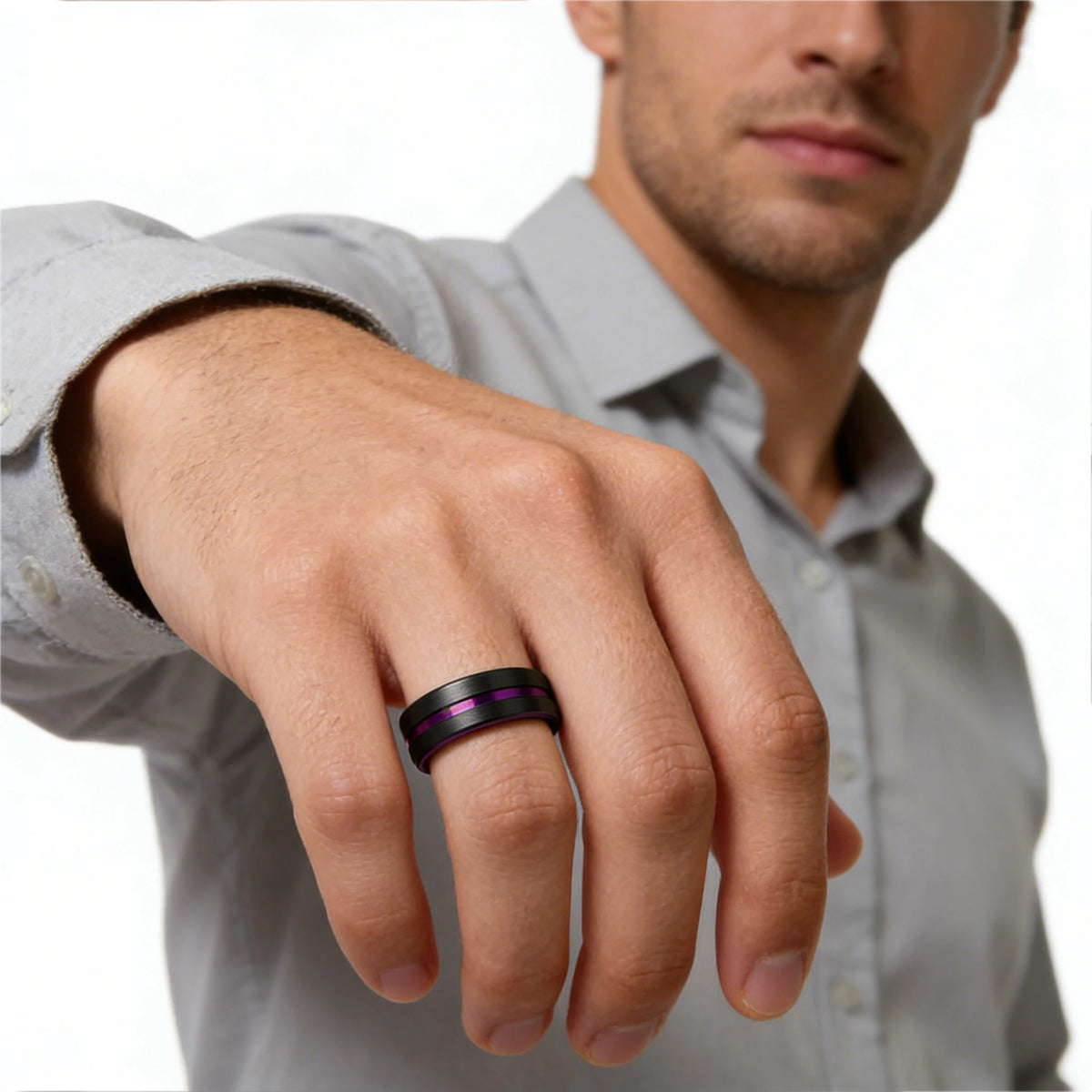 colored Band ring